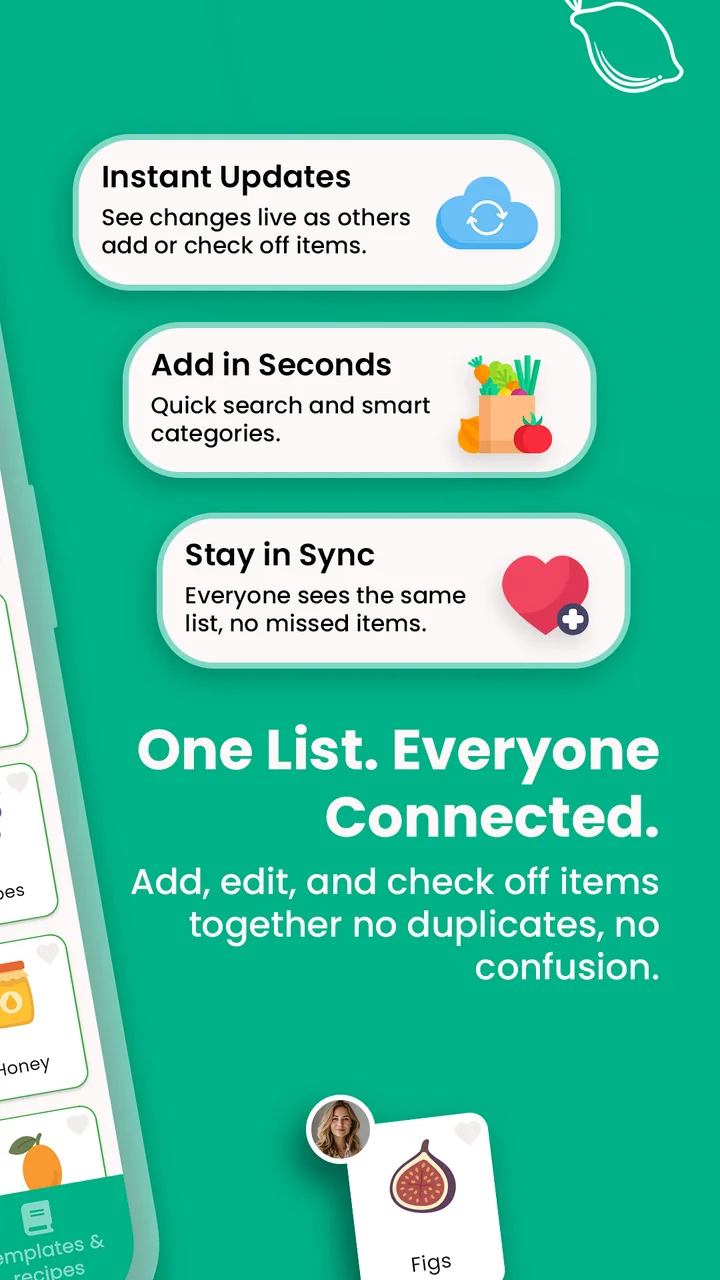 Tallyroo real-time updates and shared lists