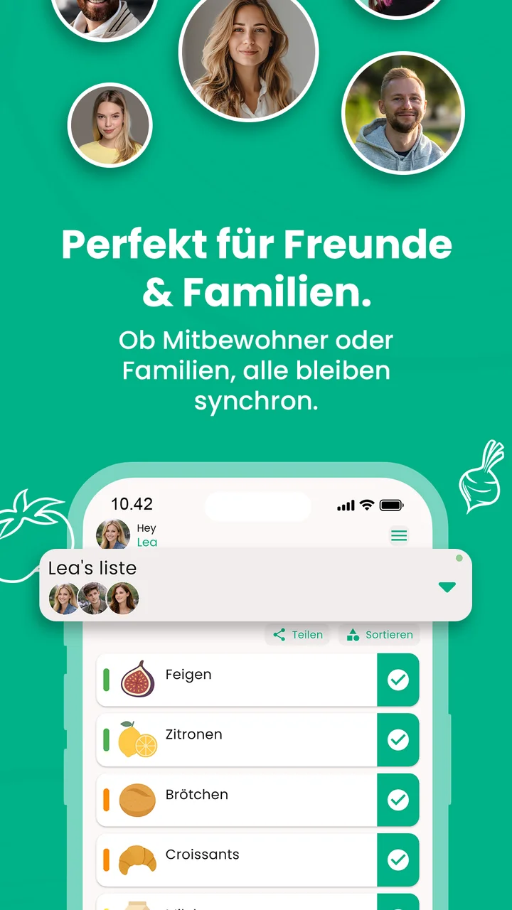Gemeinsam einkaufen.
